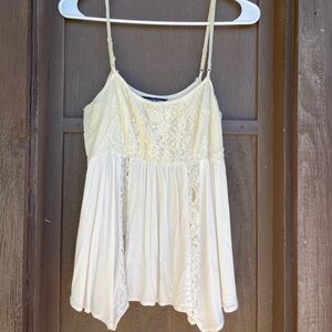 American Eagle Outfitters Cream Chemise Intimates
